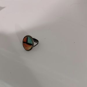Cecil henry ring Navajo ( real turquoise and sterling silver )